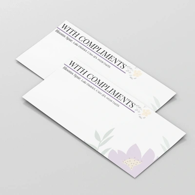  Recycled Compliment Slips