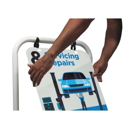  Swing Sign Panel Fitting